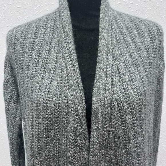 Banana Republic long open Charcoal Women's Cardigan - Picture 6 of 10
